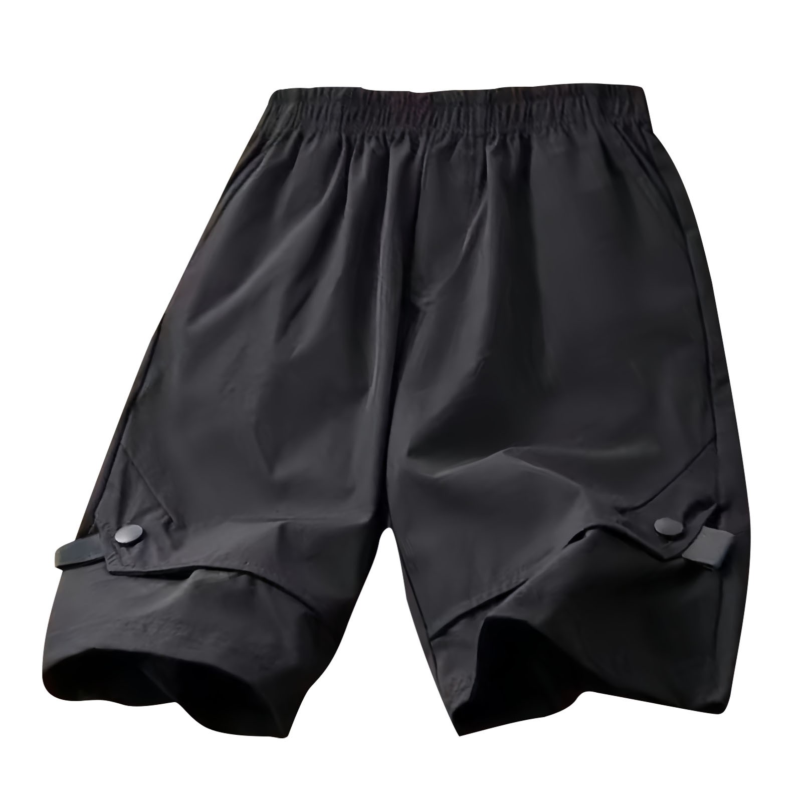 Utoimkio Clearance Toddler Boys Elastic Waisted Cargo Shorts Solid Color Pull On Short Pants Summer Clothes Size 3-12T